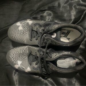 Under Armour Black and Gray Athletic TRACK SPIKES